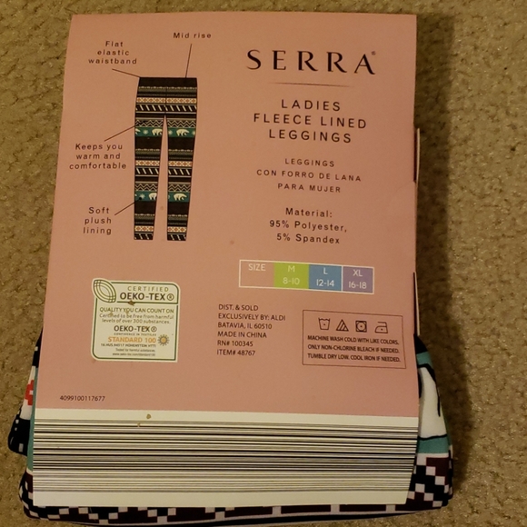 Serra Ladies Fleece Lined Leggings 